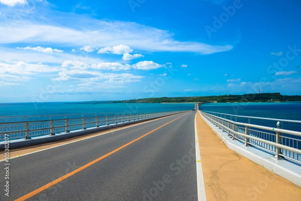 Fototapeta 伊良部大橋,沖縄　宮古島