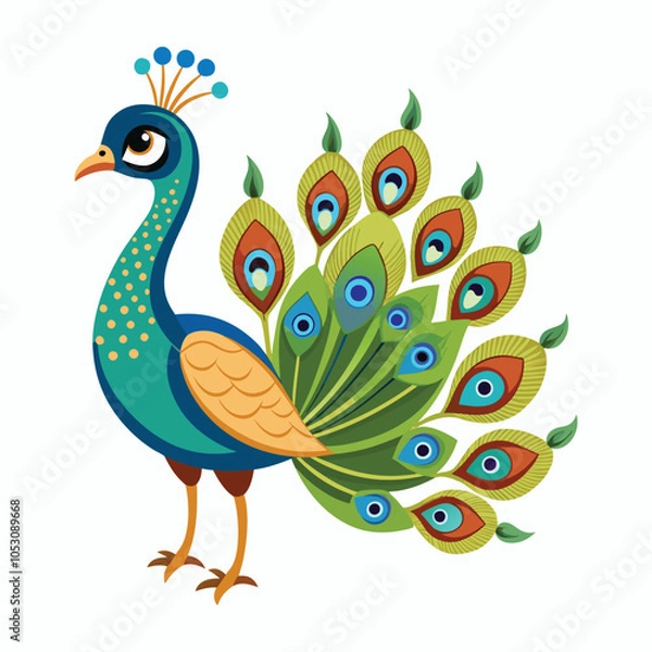 Obraz vector peacock