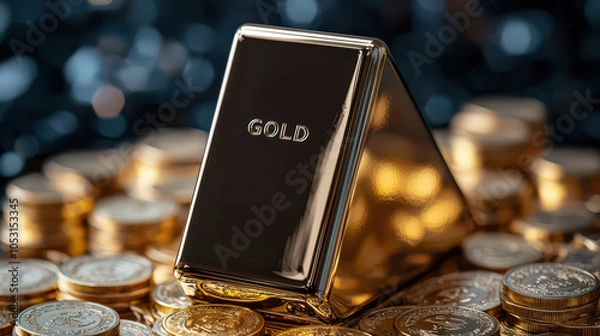 Obraz Fine Gold Bar Wealth