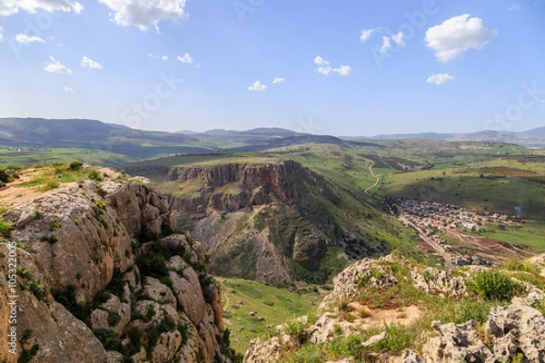Obraz Views of Mount Arbel and rocks