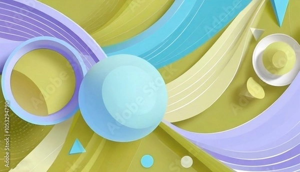 Fototapeta Abstract geometric background design