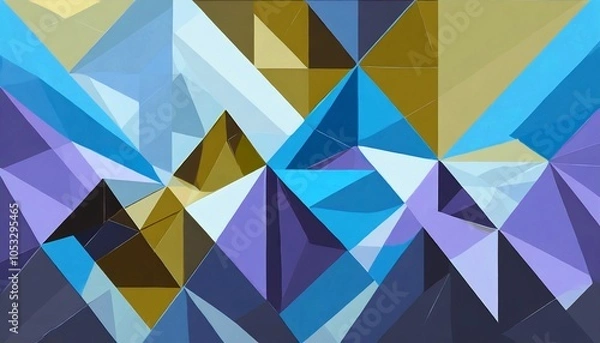 Fototapeta Abstract geometric background design
