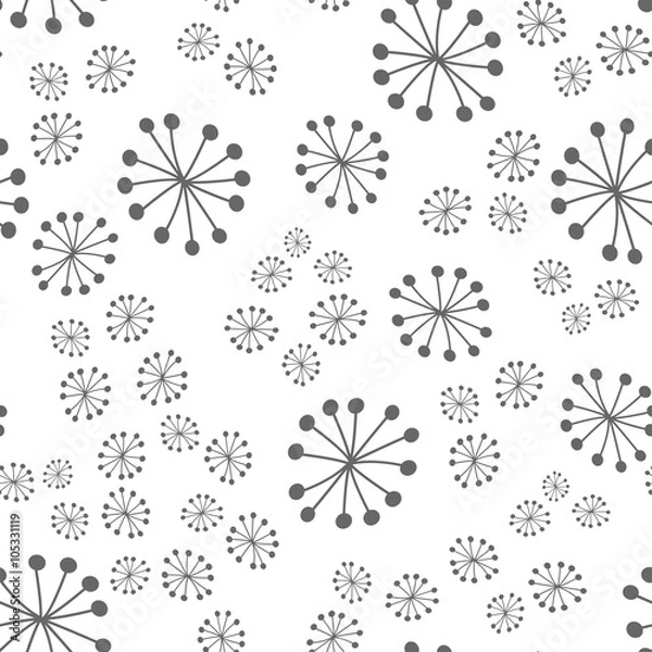 Fototapeta Abstract seamless pattern with dots