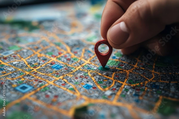 Fototapeta Enhancing Local Visibility: Optimizing Google My Business Listings for Businesses with Local SEO Optimization