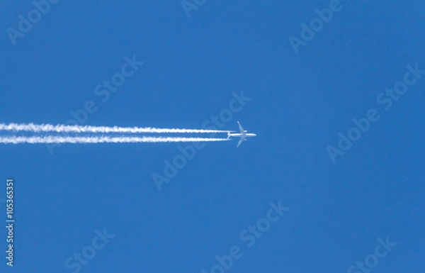 Obraz Airplane - planetrails - jetrails