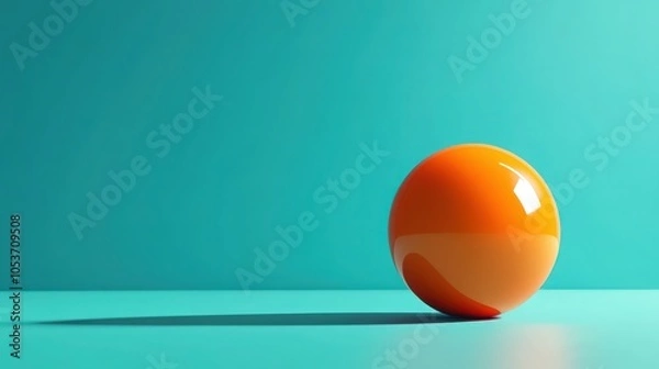 Fototapeta  sphere on isolate background