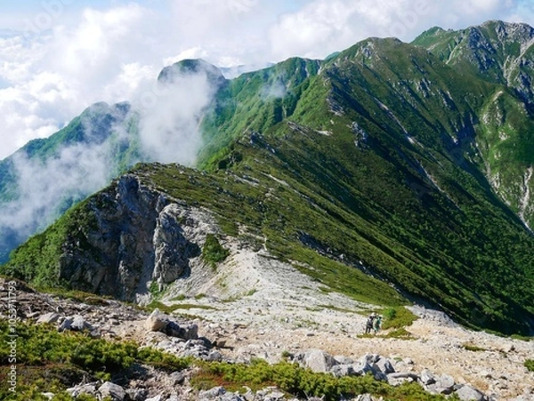 Fototapeta 中央アルプス　空木岳