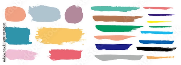 Obraz ペンで描いたアンダーラインブラシセット_2