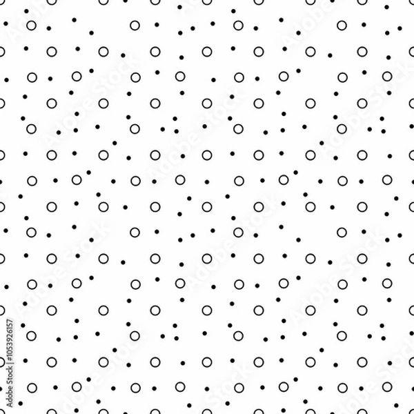 Obraz Seamless pattern about small dot on white bckground