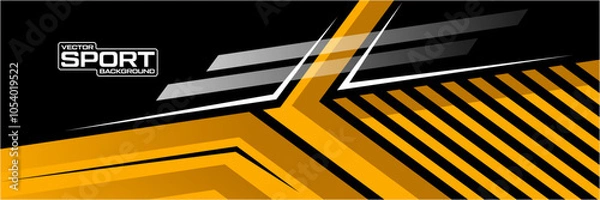 Fototapeta Abstract Car/jersey design vector. Graphic abstract racing/gamer background design for vehicle wrap, jersey, racing car, rally, adventure and livery