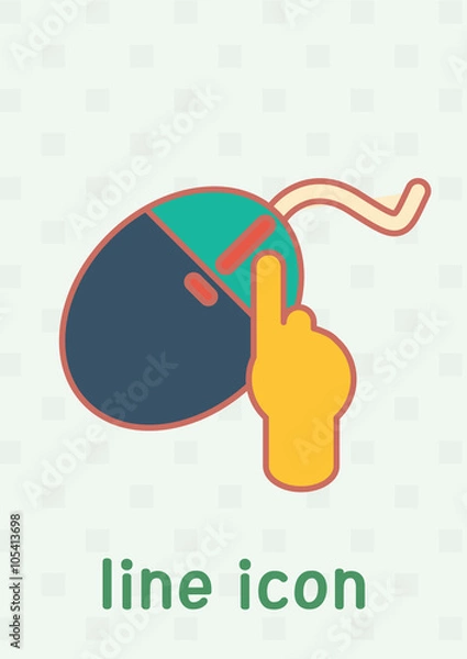 Fototapeta 아이콘 일러스트