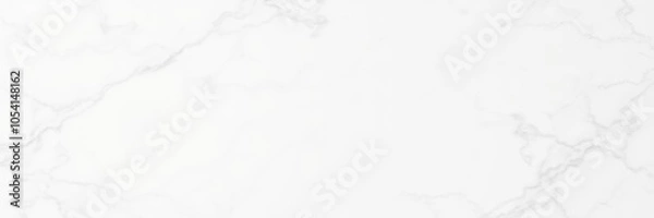 Obraz White marble business card layout with elegant and minimalist design, blank, template