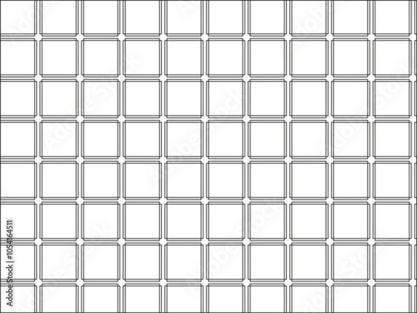 Fototapeta a pattern of squares that are lined up on a white background.