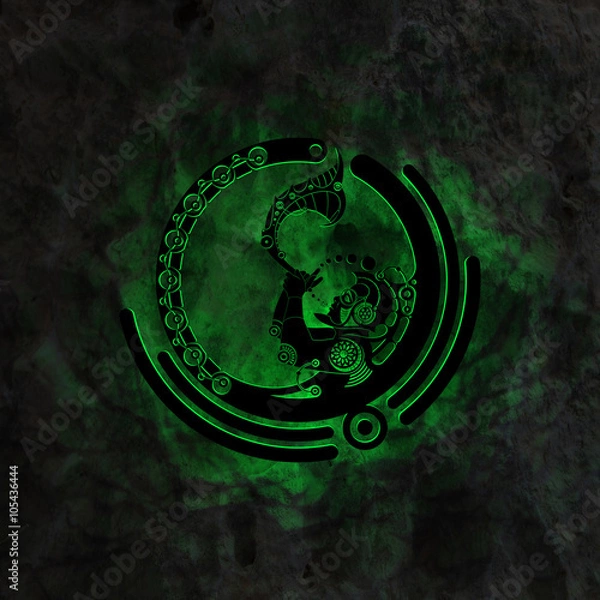 Obraz Surreal colorful background