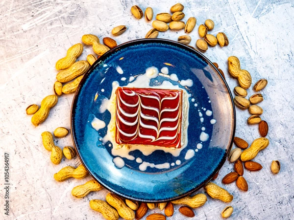 Obraz Orange Cake with nuts