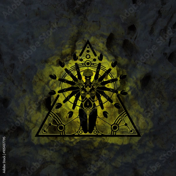 Obraz Surreal colorful background