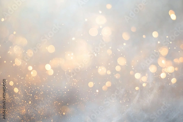 Fototapeta Abstract Glowing Bokeh Lights in Soft Focus