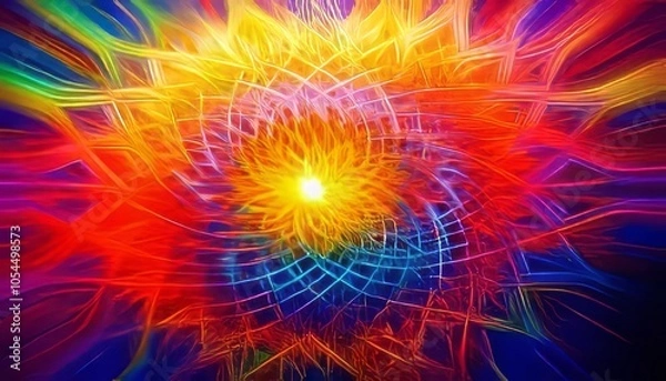 Fototapeta Colorful abstract texture background