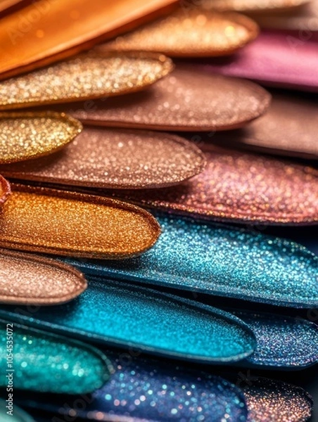 Obraz closeup of shimmer palette