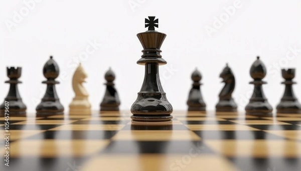 Obraz Chess Piece on Board