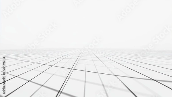 Obraz Abstract White Grid Background
