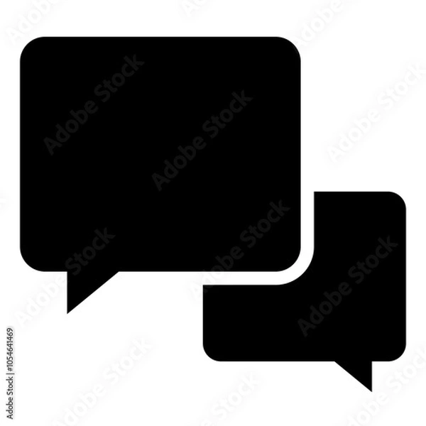 Fototapeta chat icon