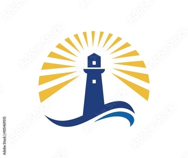 Obraz Lighthouse logo