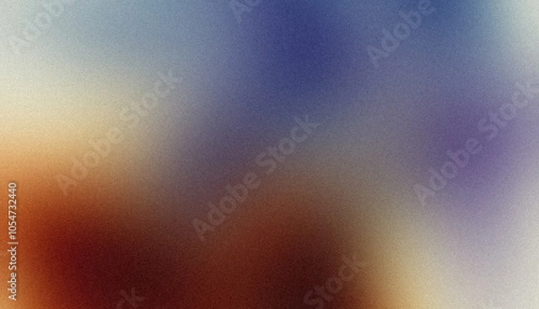 Fototapeta Warm colors gradient texture backdrop. Abstract soft blue orange color grainy gradient, vibrant colors, light pastel colors, website header, cover, banner, poster