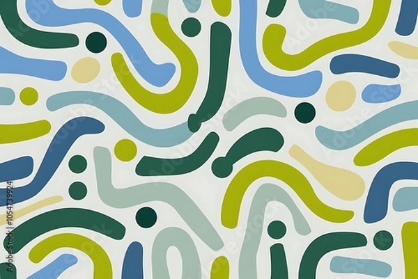 Fototapeta seamless pattern with waves