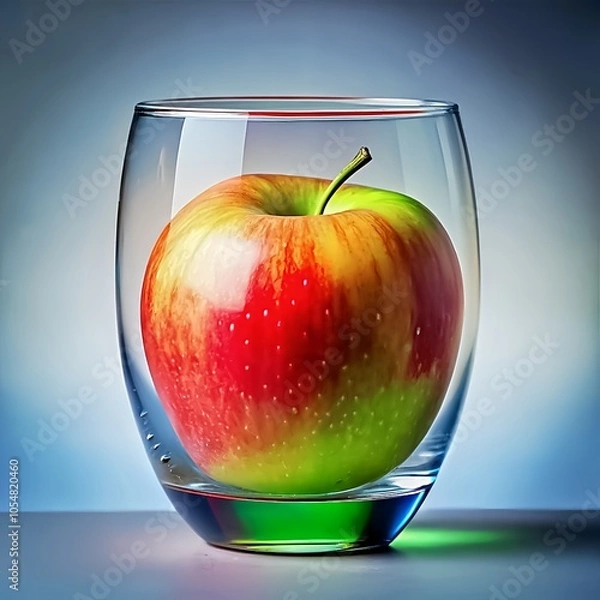 Obraz apple in glass