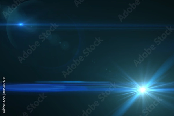 Fototapeta Lens flare effect
