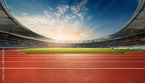 Fototapeta 陸上競技場の風景
