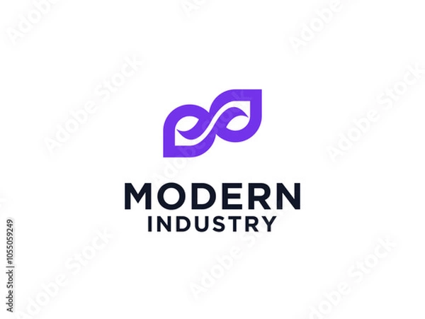 Fototapeta Logo Vector Leaf Icon. Nature Ecology Symbol.