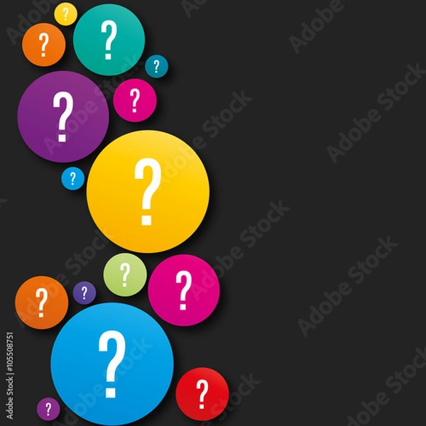 Fototapeta point d'interrogation
