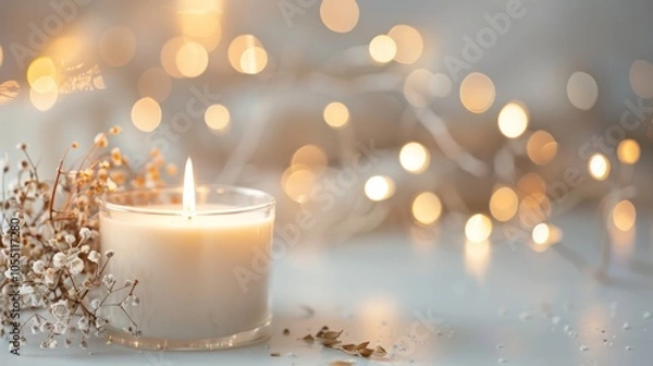 Fototapeta Candlelight and Bokeh