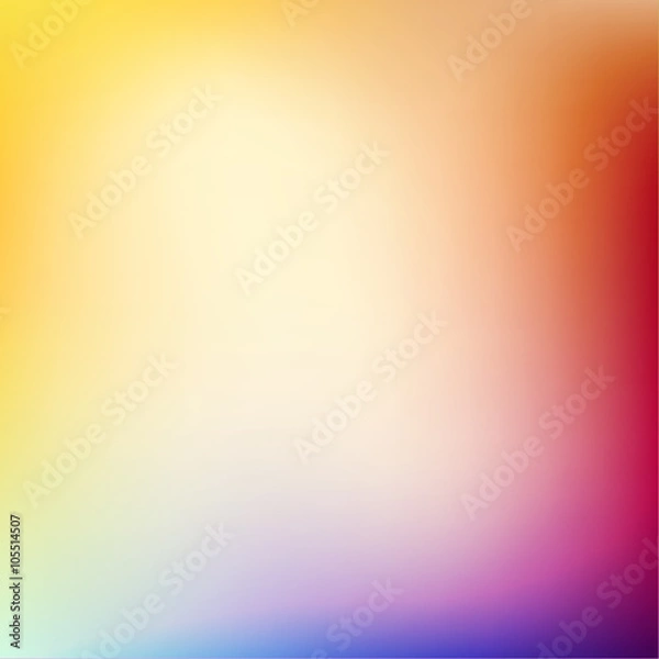 Fototapeta Vector illustration of soft colored abstract background