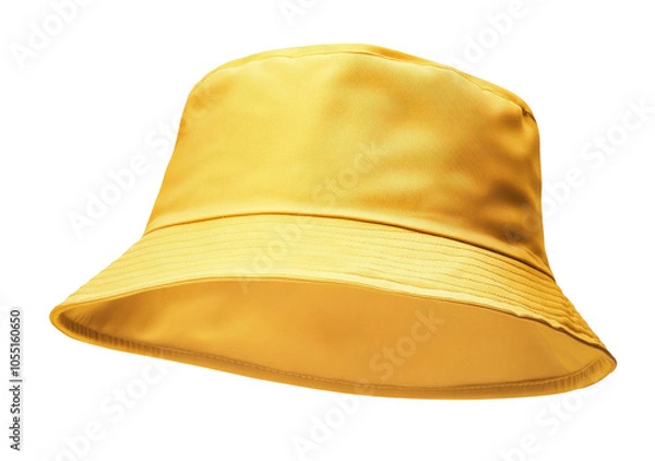 Obraz High-Quality PNG corlor bucket hat PNG transparent Isolated on White Background – High Resolution