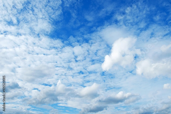 Fototapeta blue sky and clouds background