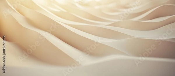 Fototapeta Nature's Soft, Wavy Light and Texture