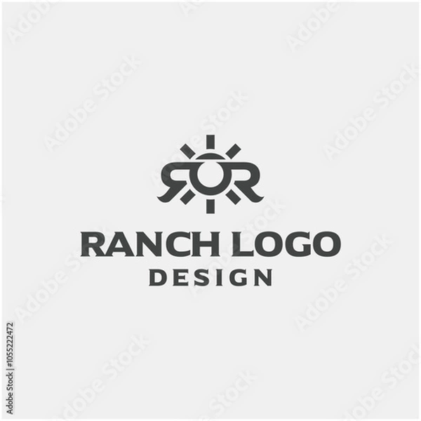 Obraz Ranch Logo design