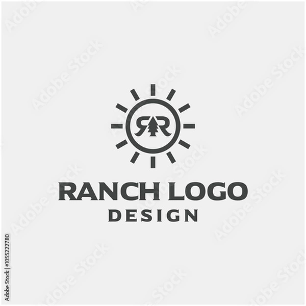Obraz Ranch Logo design