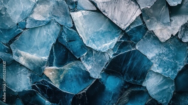 Fototapeta Digital textures inspired by the circular economy for design projects. By combining sustainability