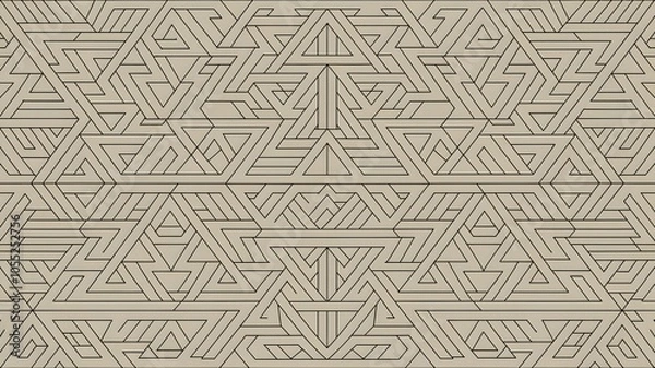 Fototapeta A high resolution illustration of a monochromatic texture with intricate patterns and a minimal design.