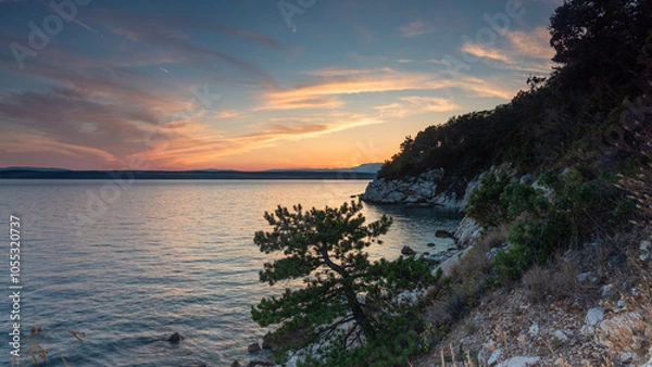 Obraz sunset over the sea