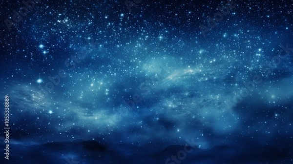 Obraz Space background with stars