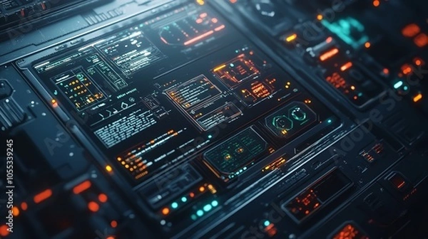 Fototapeta Operating System Upgrade Concept Installation App and Software