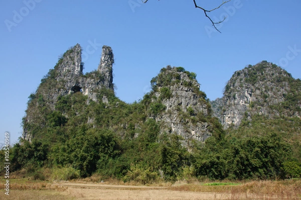 Fototapeta The beautiful mountains scenery
