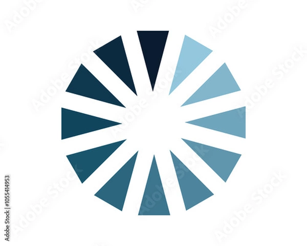 Fototapeta Loading bar status icon. Vector illustration. Vector loaded icons. Download progress. Donload or Upload.