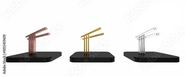 Obraz Colorful Asian noodles and chopsticks icon isolated on white background. Street fast food menu. Korean, Japanese, Chinese food. Minimalism concept. 3D render illustration