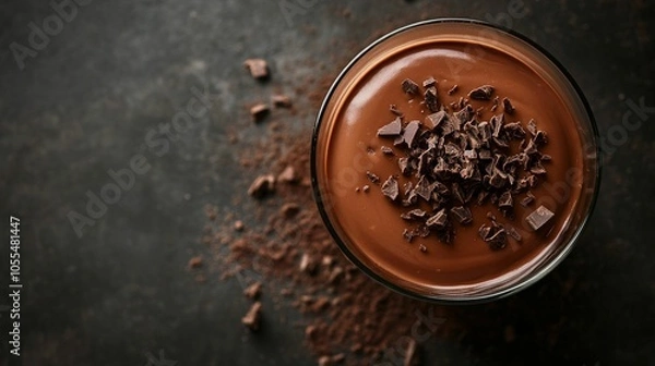 Obraz chocolate, food design photography, macro shot from 